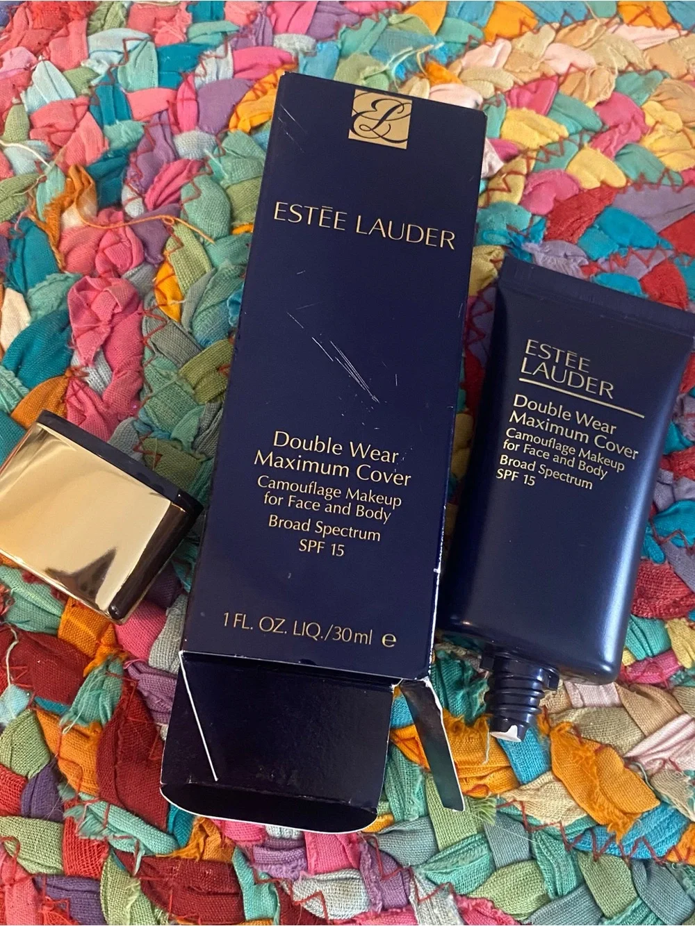 Estée Lauder Double Wear Max Cover SPF 15 Shade 2C5 Creamy Tan NEW